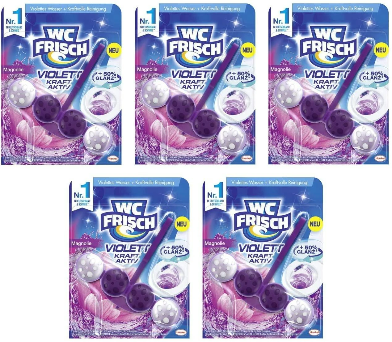 WC-Frisch Kraft Aktiv Duftspüler Coconut Water 5x50g WC Reiniger Reinigung 7 WC-Frisch Kraft Aktiv Duftspüler Coconut Water 5x50g WC Reiniger Reinigung – Bild 5