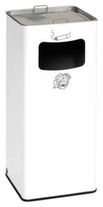 Kombiascher, HxBxT 665x260x260mm, Korpus Stahl Antiksilber, M. Kippensieb 9 Kombiascher, HxBxT 665x260x260mm, Korpus Stahl Antiksilber, M. Kippensieb – Bild 7