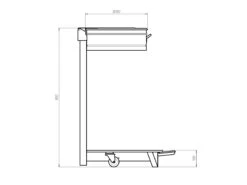 Gastro-Edelstahl Müllsackwagen Für Müllsäcke -Sauber Lieferungen Geschäft acf808c1 255b 4a26 b18f a160c82e3236