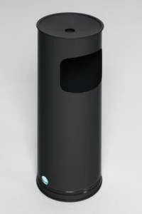 HAILO Kombiascher, HxØ 920x330mm, 50l, Korpus Stahl Graphitschwarz, Säulenform 8 HAILO Kombiascher, HxØ 920x330mm, 50l, Korpus Stahl Graphitschwarz, Säulenform – Bild 6