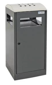 Kombiascher, HxBxT 760x310x220mm, 32l, Korpus Stahl RAL5010 9 Kombiascher, HxBxT 760x310x220mm, 32l, Korpus Stahl RAL5010 – Bild 7