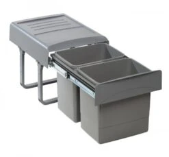 Ekotech Abfallsammler EKKO.30 Grau 2x 16 Liter -Sauber Lieferungen Geschäft b0a85728 6467 4407 8df9 8c5cc94ffcb5