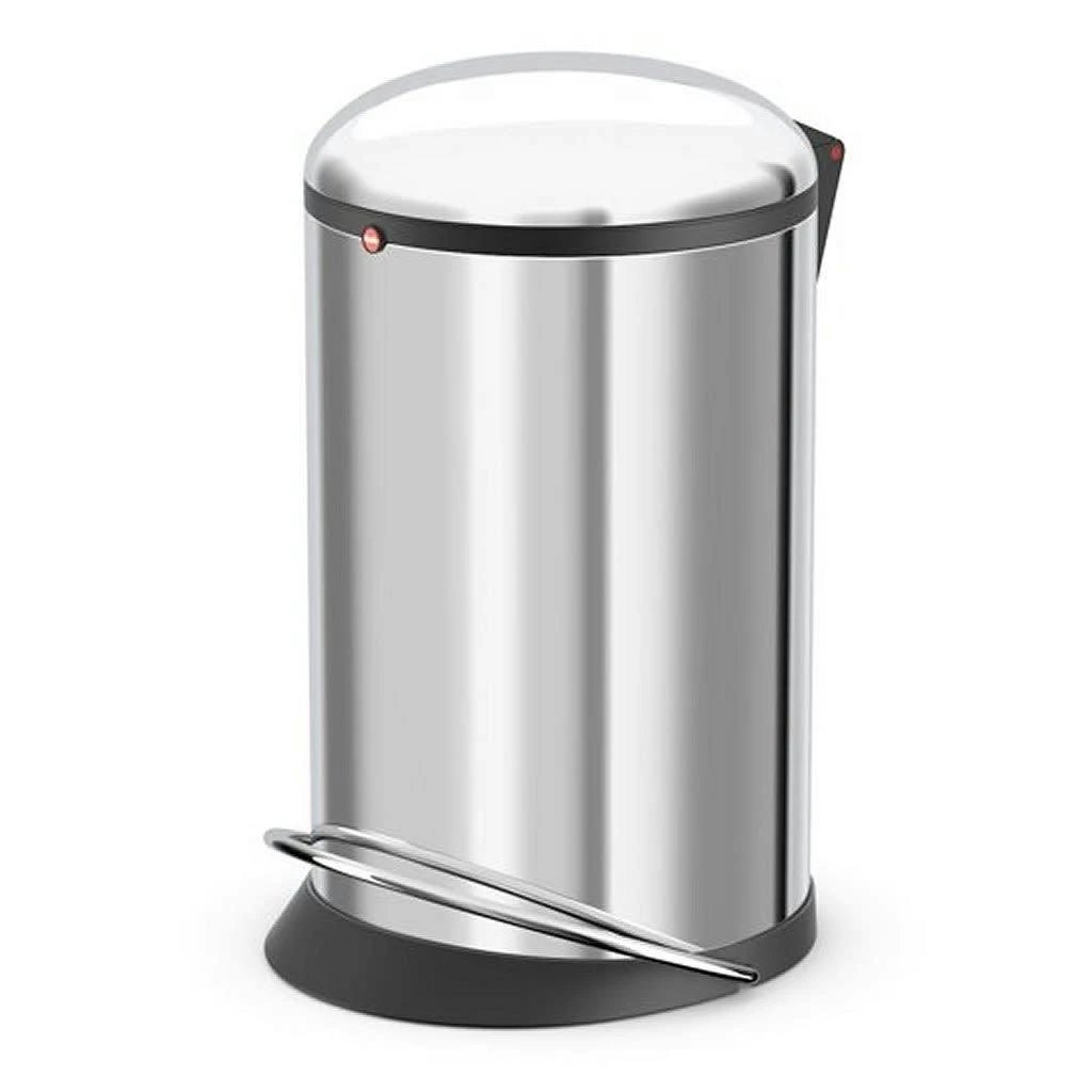 Hailo Tretmülleimer Harmony M 12L Edelstahl 4 Hailo Tretmülleimer Harmony M 12L Edelstahl – Bild 2