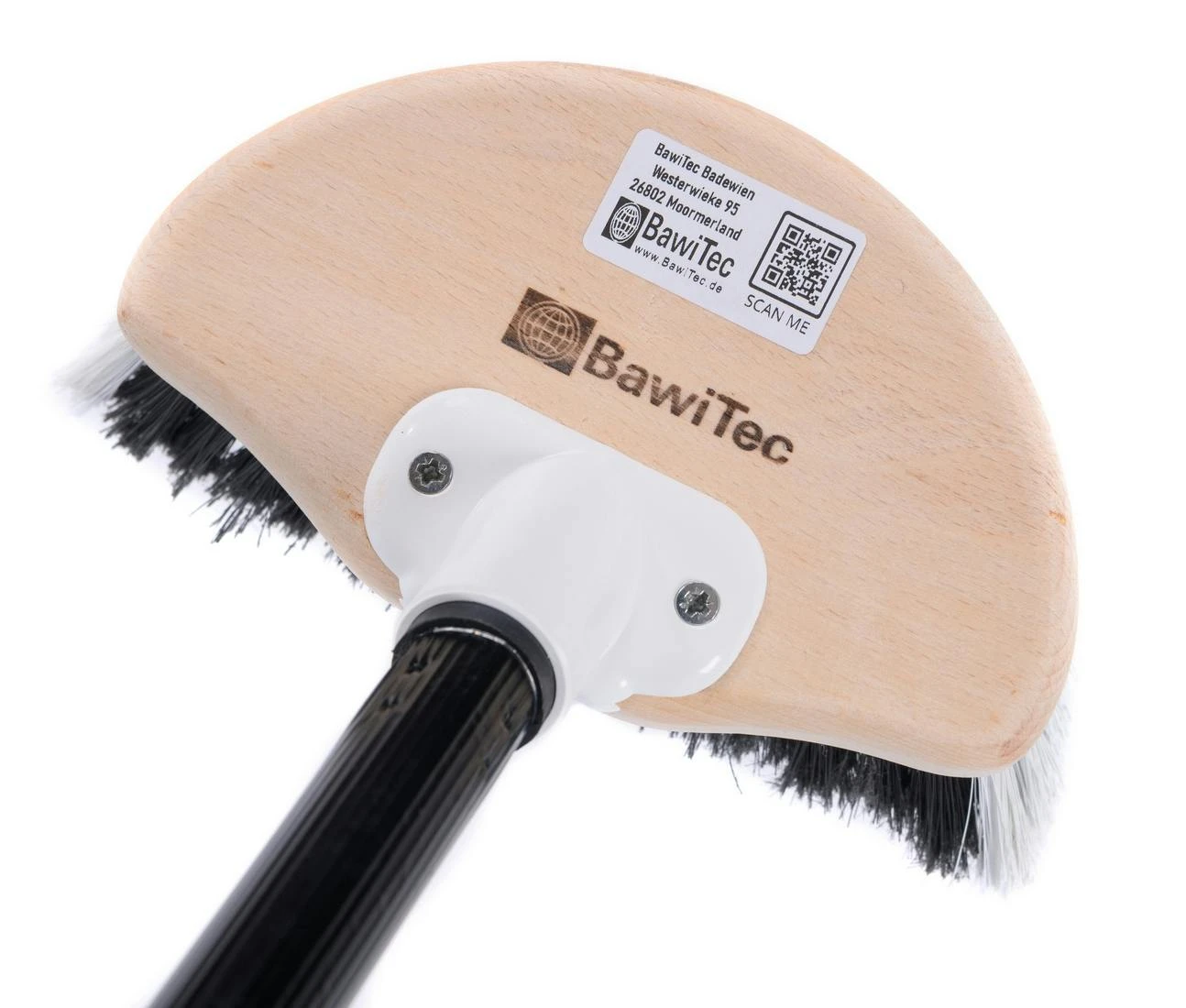 BawiTec Waschbürste Halbmond-Form 20cm Fensterwascher Weich Mit Metallstiel 120cm 8 BawiTec Waschbürste Halbmond-Form 20cm Fensterwascher Weich Mit Metallstiel 120cm – Bild 6