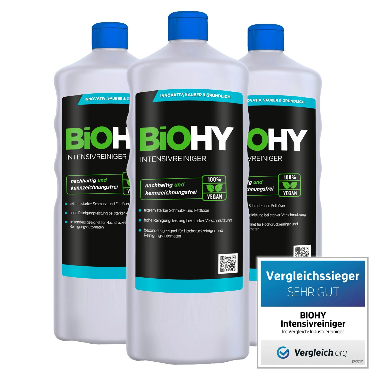 BiOHY Intensivreiniger Universal (12x1l Flasche) | Hochleistungs-INDUSTRIEREINIGER | Grundreiniger Ideal Für Hochdruckreiniger, Schaumarm 7 BiOHY Intensivreiniger Universal (12x1l Flasche) | Hochleistungs-INDUSTRIEREINIGER | Grundreiniger Ideal Für Hochdruckreiniger, Schaumarm – Bild 5