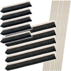 BRB 5X Handfeger Mit Langem Holzstiel, Kokos, Länge 430 Mm -Sauber Lieferungen Geschäft bb1048cf f6fd 416f 8d83 1035e72f7463