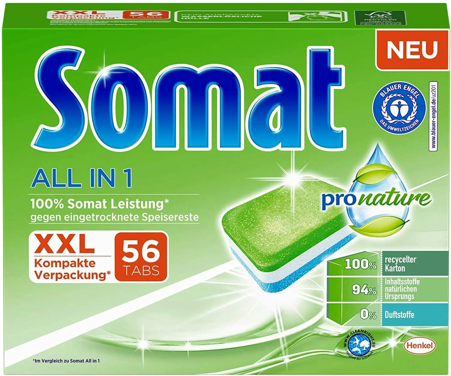 Somat All In 1 Pro Nature Spülmaschinen Tabs 6x56 Tabs Spülmittel Spülen 8 Somat All In 1 Pro Nature Spülmaschinen Tabs 6x56 Tabs Spülmittel Spülen – Bild 6