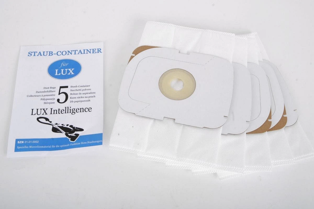 5 Staubsaugerbeutel Staubbeutel Filtertüten Passend Für Lux Intelligence + S115 3 5 Staubsaugerbeutel Staubbeutel Filtertüten Passend Für Lux Intelligence + S115