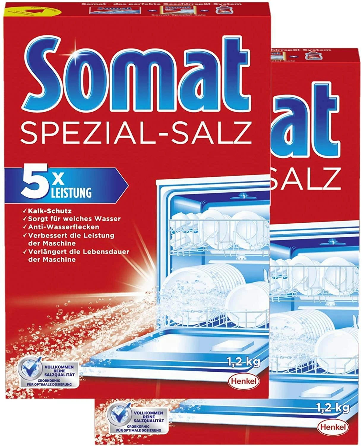 Somat Spezial-Salz 4er Pack Spülmaschinensalz Geschirrspülleistung 4x1,2kg 6 Somat Spezial-Salz 4er Pack Spülmaschinensalz Geschirrspülleistung 4x1,2kg – Bild 4