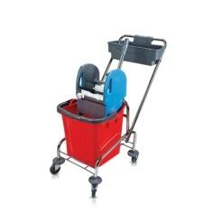 CleanSV® Putzwagen Aus PE Inkl. Beutelhalter 120 L, Reinigungswagen Mit 5 Eimern Und Moppresse -Sauber Lieferungen Geschäft be967d44 13bf 49a1 96ba 62b49906de20 2