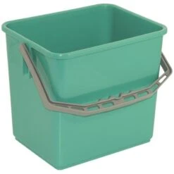 Wisch-Star Kunststoffeimer Putzeimer Eimer, Rechteckig, 6 L, Grün