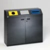 Var Wertstoffsammelstation, 3x80l, HxBxT 975x1080x375mm, Innenbehälter Stahl, Korpus Stahl Antiksilber -Sauber Lieferungen Geschäft c2c0699b 6c29 495a bea7 4aadc2026fe1