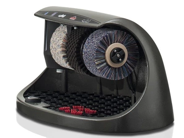 Polifix 2 Weiss (RAL 9016) Schuhputzmaschinen, Inkl. 1 Ltr Schuhpolitur (farblos) 7 Polifix 2 Weiss (RAL 9016) Schuhputzmaschinen, Inkl. 1 Ltr Schuhpolitur (farblos) – Bild 5