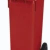 Abfalltonne, 80l, Korpus PE Rot, HxBxT 930x448x530mm, 2 Räder -Sauber Lieferungen Geschäft c44c7444 4bad 4204 9cb2 223552dfdc2b 1