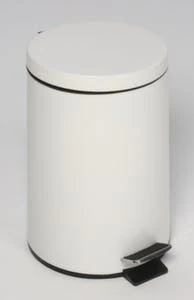 Var Tretabfallbehälter, 3l, HxØ 270x170mm, Innenbehälter Kunststoff, Korpus Stahl Anthrazit, Deckel Stahl Anthrazit 8 Var Tretabfallbehälter, 3l, HxØ 270x170mm, Innenbehälter Kunststoff, Korpus Stahl Anthrazit, Deckel Stahl Anthrazit – Bild 6