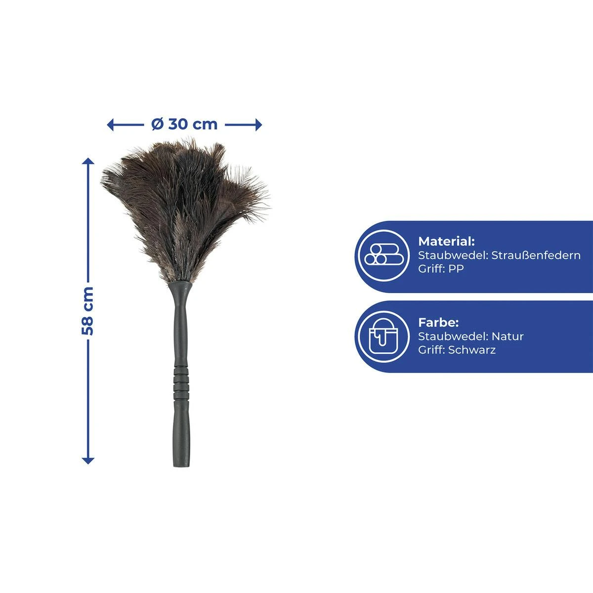 Maximex Straußenfederstaubwedel 8 Maximex Straußenfederstaubwedel – Bild 6