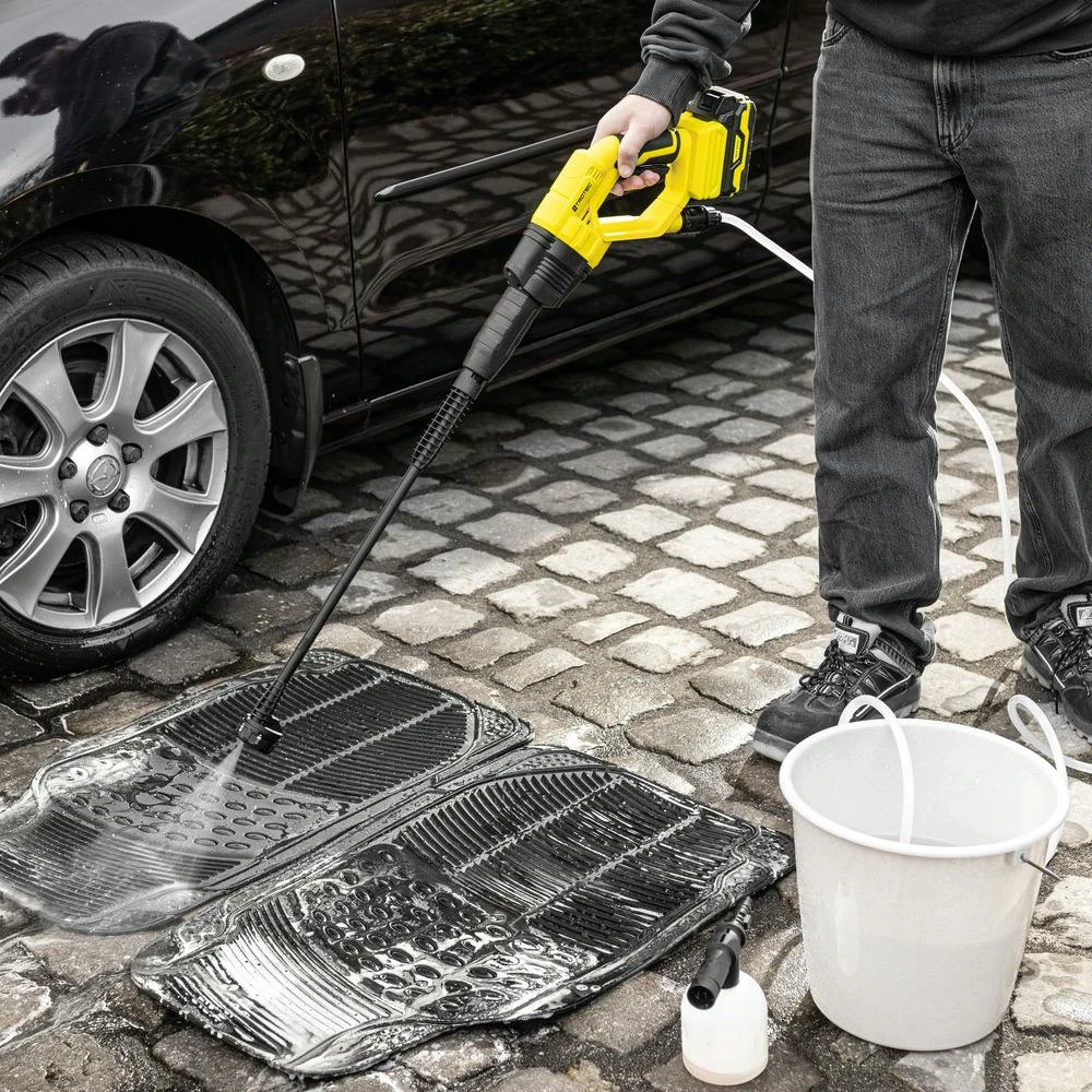 TROTEC Akku-Hochdruckreiniger PPWS 10-20V | Kabelloser Reiniger, 120 L/ H, 22 Bar 8 TROTEC Akku-Hochdruckreiniger PPWS 10-20V | Kabelloser Reiniger, 120 L/ H, 22 Bar – Bild 6