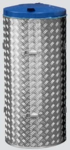 Var Müllsackständer, 120l, HxØ 980x500mm, Korpus Stahl RAL7032, Deckel Stahl RAL7032, Mit Tür 9 Var Müllsackständer, 120l, HxØ 980x500mm, Korpus Stahl RAL7032, Deckel Stahl RAL7032, Mit Tür – Bild 7