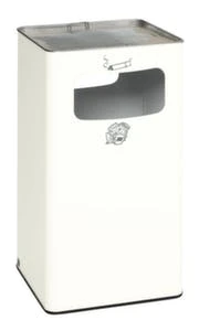 Kombiascher, HxBxT 660x250x250mm, Korpus Stahl Silber, M. Kippensieb 8 Kombiascher, HxBxT 660x250x250mm, Korpus Stahl Silber, M. Kippensieb – Bild 6