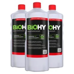 BiOHY Sanitärreiniger (12x1l Flasche) | Kalkzersetzendes Konzentrat Für Den Sanitärbereich | Badreiniger Mit Angenehme & Frischen Duft | EXTRA STARK -Sauber Lieferungen Geschäft dc5c390f b978 4886 b9e9 c14de98d0f13