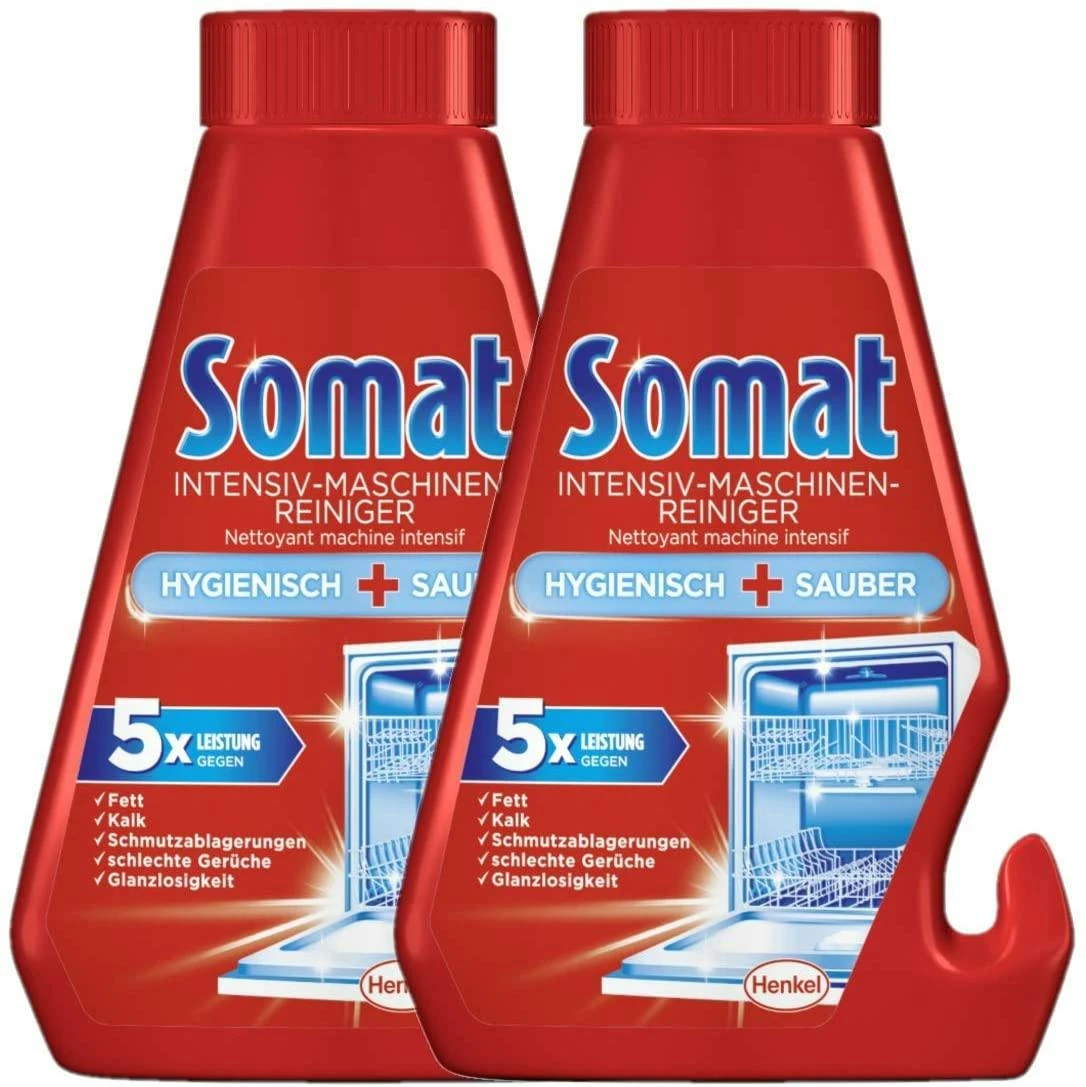 Somat Intensiv-Maschinenreiniger Spülmaschinen Reiniger Spülen Waschen 2x250 Ml 3 Somat Intensiv-Maschinenreiniger Spülmaschinen Reiniger Spülen Waschen 2x250 Ml