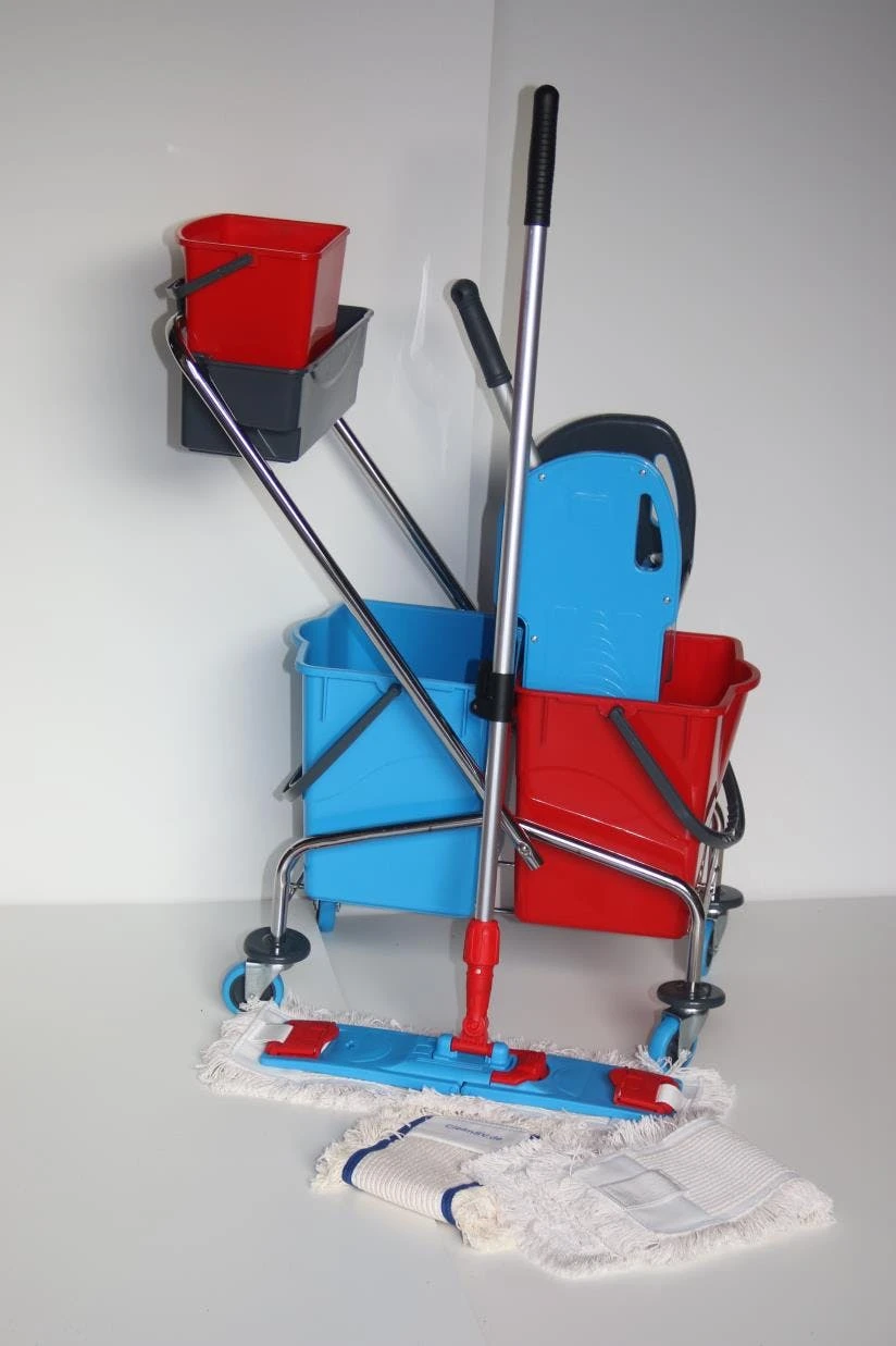 CleanSV Wischset Laschenmop 50 Cm, Ablage + 5 L- Eimer, Reinigungswagen 1 X 18 Liter Eimer, 1 Laschenmop Halter 3 X Laschen Baumwollmop Teleskopstiehl 6 CleanSV Wischset Laschenmop 50 Cm, Ablage + 5 L- Eimer, Reinigungswagen 1 X 18 Liter Eimer, 1 Laschenmop Halter 3 X Laschen Baumwollmop Teleskopstiehl – Bild 4