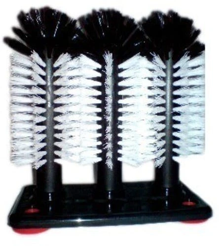 Delfin Gläserspülbürstengarnitur 4 X 18 Cm + 1 X 25 Cm Mit Metallbodenplatte 7 Delfin Gläserspülbürstengarnitur 4 X 18 Cm + 1 X 25 Cm Mit Metallbodenplatte – Bild 5