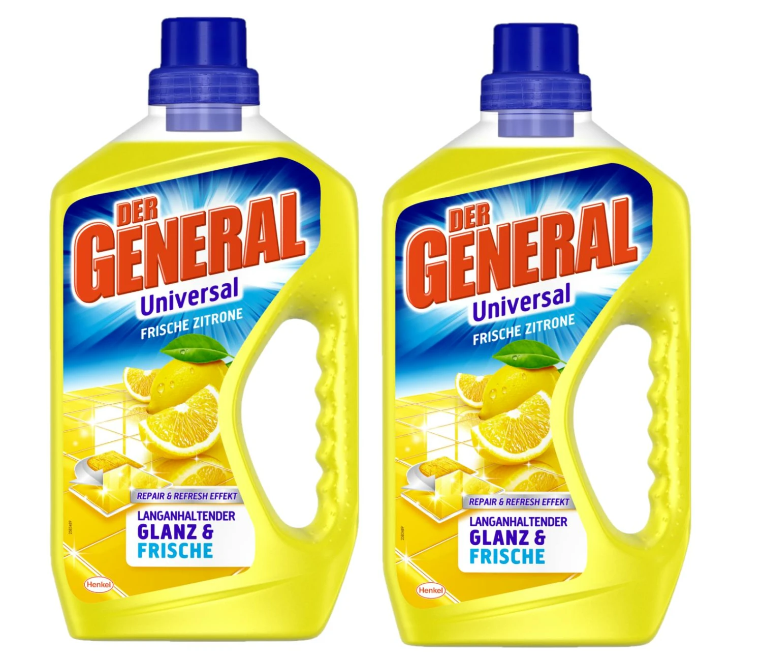 Der General Universal Frische Zitrone Allzweckreiniger 2x750 Ml Reinigungsmittel