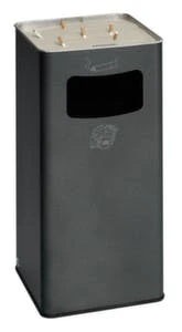 Kombiascher, HxBxT 665x260x260mm, Korpus Stahl Antiksilber, M. Kippensieb 6 Kombiascher, HxBxT 665x260x260mm, Korpus Stahl Antiksilber, M. Kippensieb – Bild 4