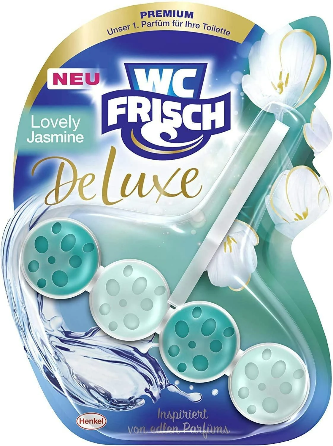 WC-Frisch DeLuxe Lovely Jasmin 5x50g WC Reiniger WC Duftspüler Reinigung 8 WC-Frisch DeLuxe Lovely Jasmin 5x50g WC Reiniger WC Duftspüler Reinigung – Bild 6