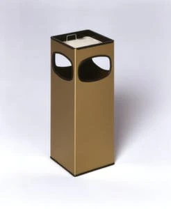 Var Messing-Kombiascher, HxBxT 550x200x125mm, Wandbefestigung, 4l, Korpus Pulverbesch. 5 Var Messing-Kombiascher, HxBxT 550x200x125mm, Wandbefestigung, 4l, Korpus Pulverbesch. – Bild 3