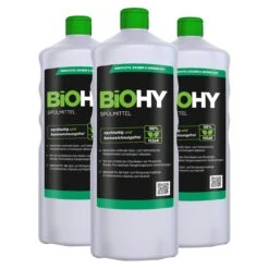 BiOHY Spülmittel (2x1l Flasche) | Frei Von Schädlichen Chemikalien & Biologisch Abbaubar | Glanz- & Fettlöseformel -Sauber Lieferungen Geschäft ef5d0967 a360 486e 9df0 2805f1903bc8 8