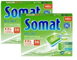 Somat All In 1 Pro Nature Spülmaschinen Tabs 6x56 Tabs Spülmittel Spülen 11 Somat All In 1 Pro Nature Spülmaschinen Tabs 6x56 Tabs Spülmittel Spülen -Sauber Lieferungen Geschäft f013cde5 32f2 40de 93e7 40cf751692ea 3
