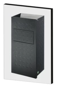 Kombiascher, HxBxT 590x410x230mm, Wandbefestigung, 45l, Korpus Stahl Moosgrün 9 Kombiascher, HxBxT 590x410x230mm, Wandbefestigung, 45l, Korpus Stahl Moosgrün – Bild 7