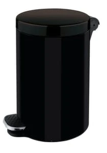 Var Tretabfallbehälter, 3l, HxØ 270x170mm, Innenbehälter Kunststoff, Korpus Stahl Anthrazit, Deckel Stahl Anthrazit 6 Var Tretabfallbehälter, 3l, HxØ 270x170mm, Innenbehälter Kunststoff, Korpus Stahl Anthrazit, Deckel Stahl Anthrazit – Bild 4