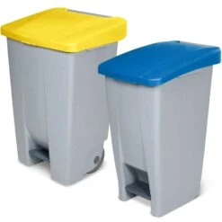 BRB 2 Tretabfallsammler Korpus Grau, 60 Liter Deckel Gelb + 80 Liter Deckel Rot -Sauber Lieferungen Geschäft f8bcc1db dbf1 40d6 b2cd 6f0f2a8a6119