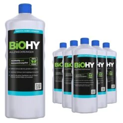 BiOHY Allzweckreiniger Konzentrat (9x1l Flasche) | Schonender Profi - Universalreiniger Für Haushalt Und Auto | Vollständig Biologisch Abbaubar -Sauber Lieferungen Geschäft f8c4ea3a f41a 4d4c 8a4f 5b65f03b0781 2