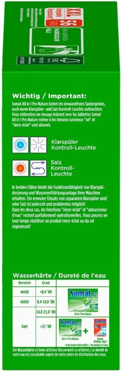 Somat All In 1 Pro Nature Spülmaschinen Tabs 56 Tabs Spülmittel Spülen Reinigung -Sauber Lieferungen Geschäft f936af85 8122 4d16 bb7c 611782018f4f