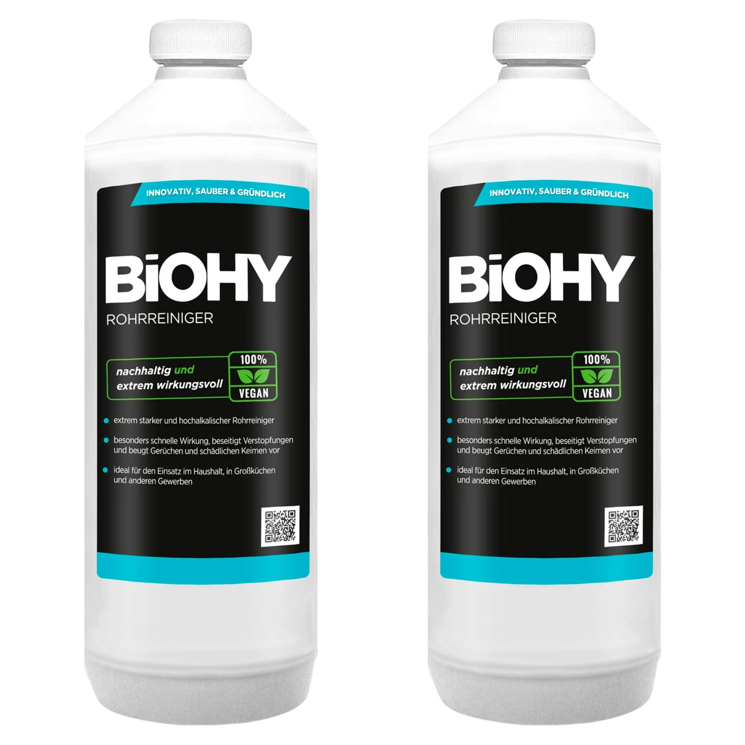 BiOHY Rohrreiniger (3x1l Flasche) | EXTRA STARK | Flüssiger, Hochkonzentrierter Abflussreiniger | Geruchsneutral | Für Alle Verstopfungen 6 BiOHY Rohrreiniger (3x1l Flasche) | EXTRA STARK | Flüssiger, Hochkonzentrierter Abflussreiniger | Geruchsneutral | Für Alle Verstopfungen – Bild 4