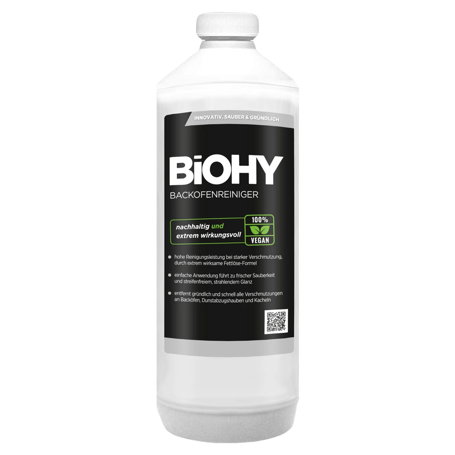 BiOHY Backofenreiniger Hochkonzentrat (12x1l Flasche) | Profi Grillreiniger, Fettlöser EXTRA STARK | Zur Einfachen Und Schnellen Ofenreinigung 4 BiOHY Backofenreiniger Hochkonzentrat (12x1l Flasche) | Profi Grillreiniger, Fettlöser EXTRA STARK | Zur Einfachen Und Schnellen Ofenreinigung – Bild 2