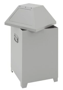 Abfalltrennung ABF, Weißalu-struktur, Mod. 1, 95 Liter -Sauber Lieferungen Geschäft fb5760b4 bbdc 4675 8889 b3e6dd5d51d7