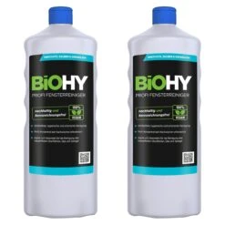 BiOHY Profi Fensterreiniger (9x1l Flasche) | Konzentrat, Ideal Für Alle FENSTERSAUGER | Streifenfreie Reinigung Von Glas-, Fensterflächen -Sauber Lieferungen Geschäft fd763a83 df40 449e a2e6 b3353e2d8ab7 3