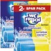 WC FRISCH Duo Lemon 2er Pack WC-Reiniger WC-Duftstein 2x 2 Stück Nachfüllpack -Sauber Lieferungen Geschäft fec0da9f 2eda 46eb bd35 45adba7fca37