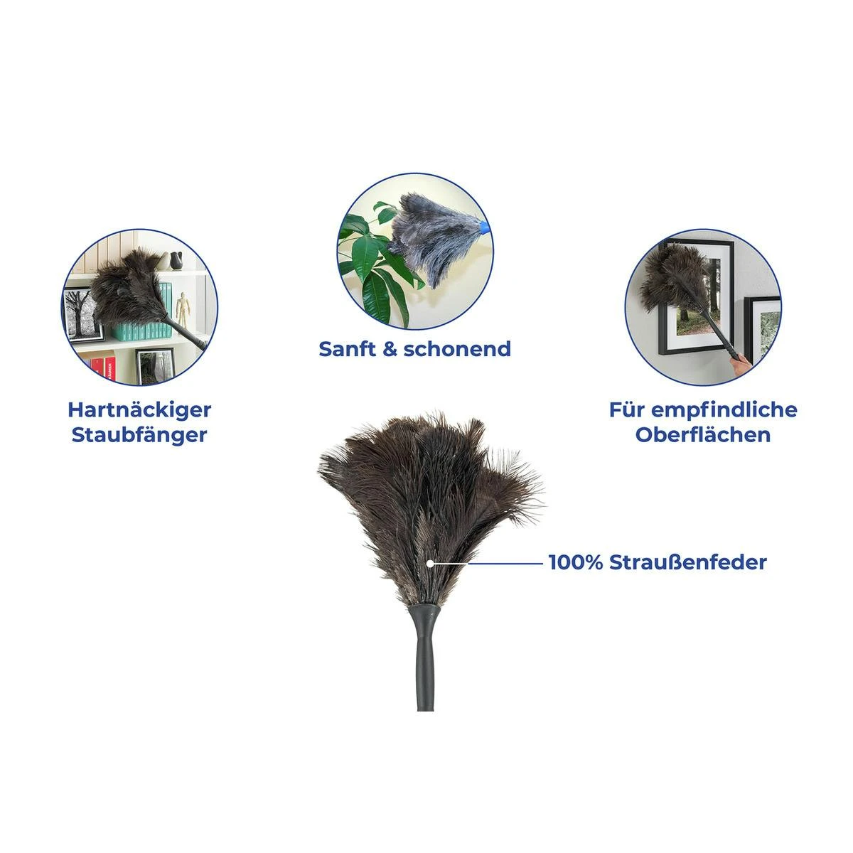 Maximex Straußenfederstaubwedel 9 Maximex Straußenfederstaubwedel – Bild 7